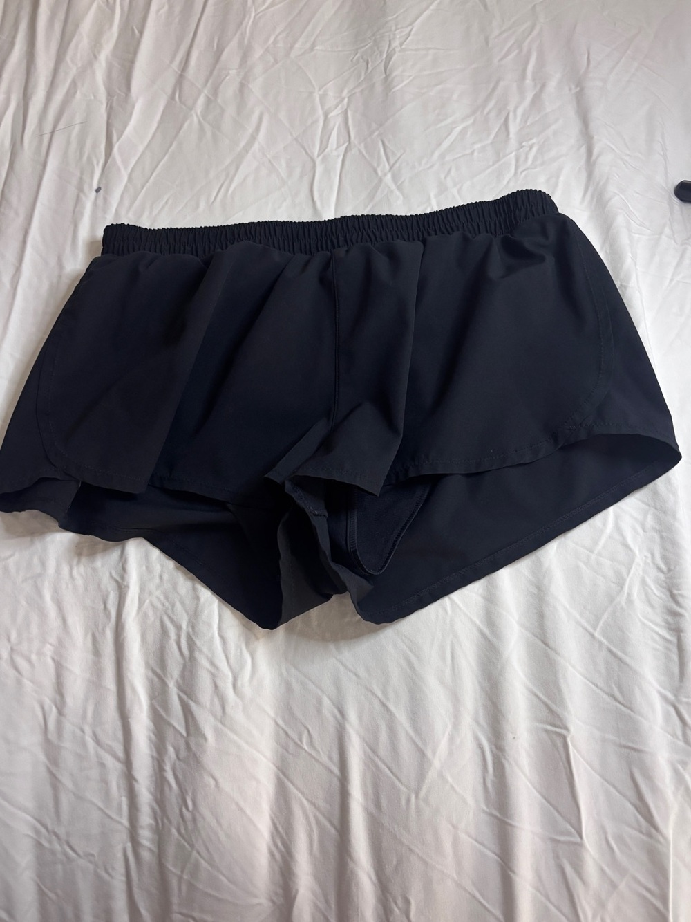 Black Women's Athletic Flowy Shorts